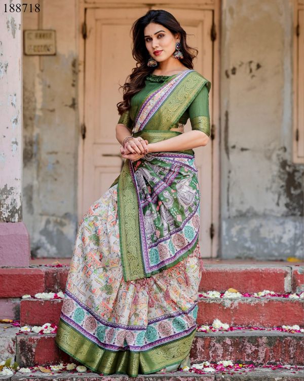 Picture of Pretty Rt9669 Wholesale Saree