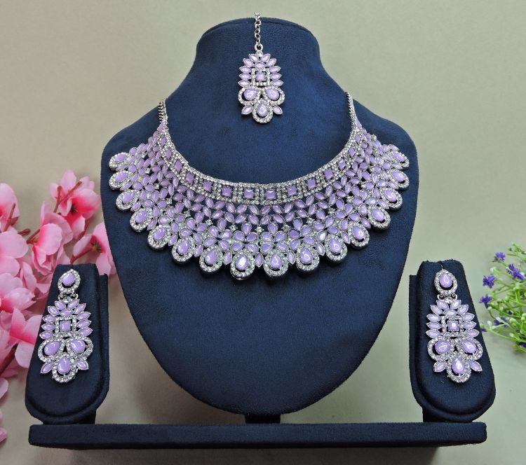 Picture of Magnificent Alloy Medium Purple Necklace