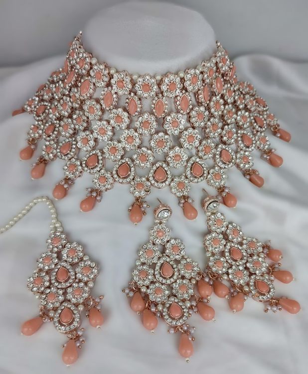 Picture of Ideal Alloy Peach Puff Necklace