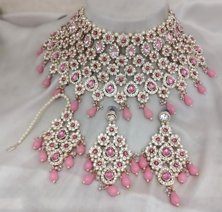 Picture of Bewitching Alloy Pink Necklace