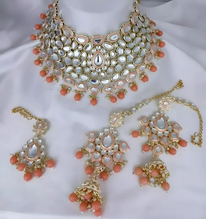 Picture of Ideal Alloy Peach Puff Necklace