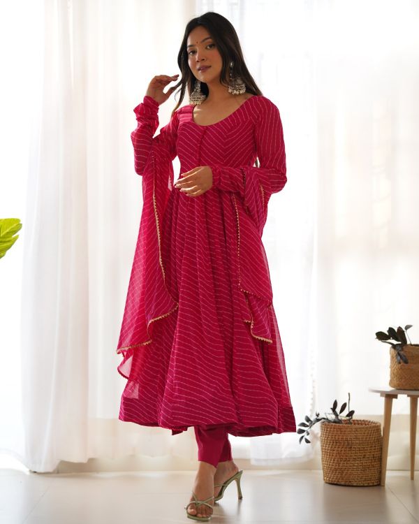 Picture of Admirable Georgette Pink Salwar Suits