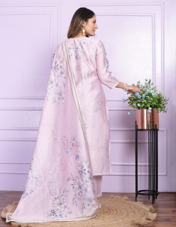 Picture of Exquisite Silk Thistle Salwar Suits