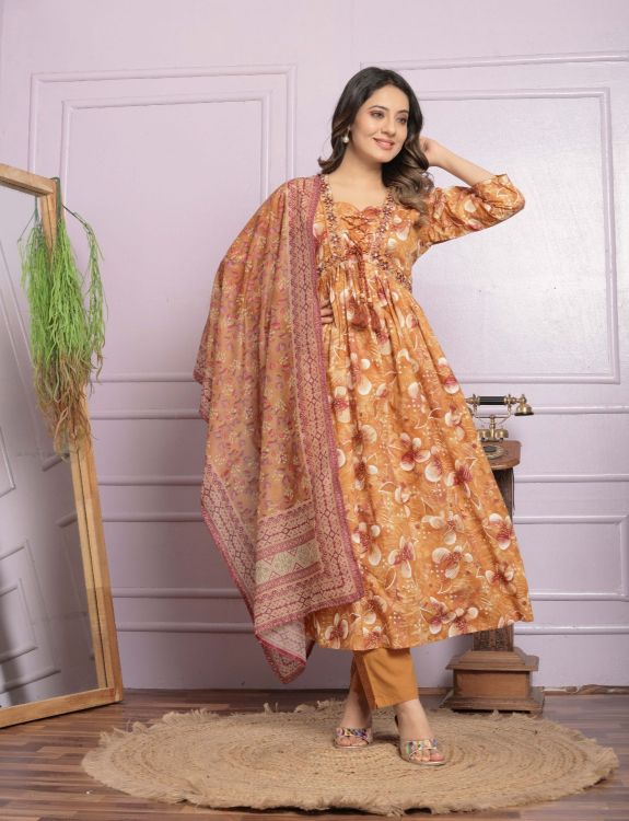 Picture of Wonderful Cotton Readymade Nyara Cu Suit