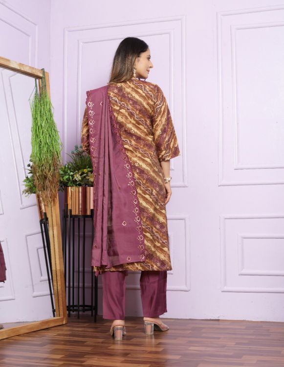 Picture of Splendid Modal Silk Multi Readymade Salwar Suits