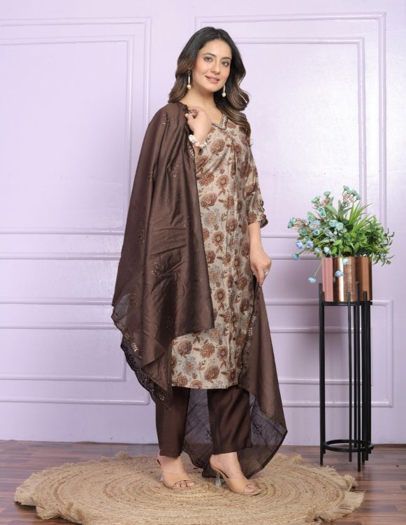 Picture of Amazing Pure Viscose Muslin Multi Salwar Suits