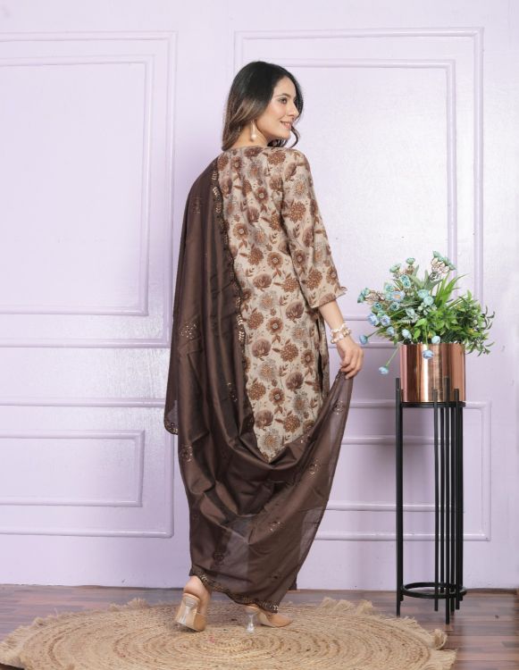 Picture of Amazing Pure Viscose Muslin Multi Salwar Suits