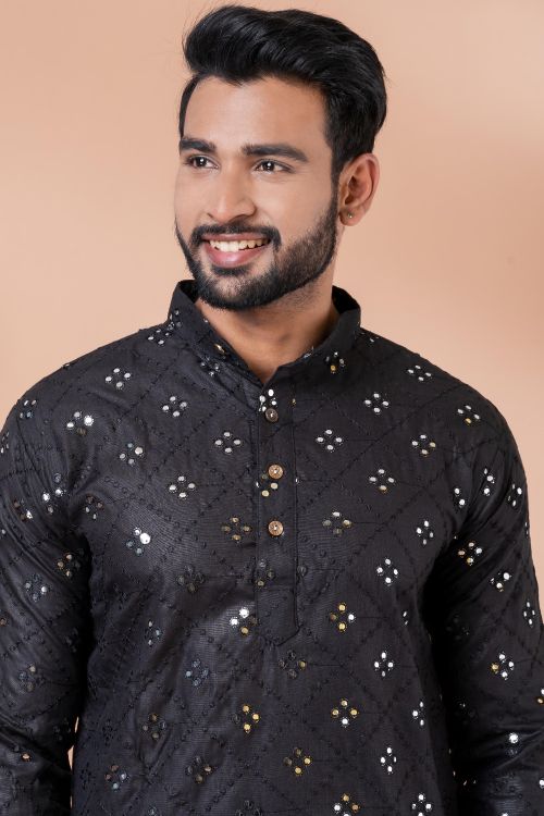 Picture of Special-Mirror Premium Designer Readymade Men's Kurta Pajama