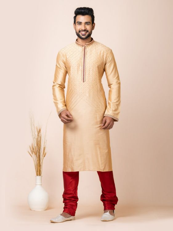 Picture of Alluring Ps Viscose Chiku Kurta Pajama