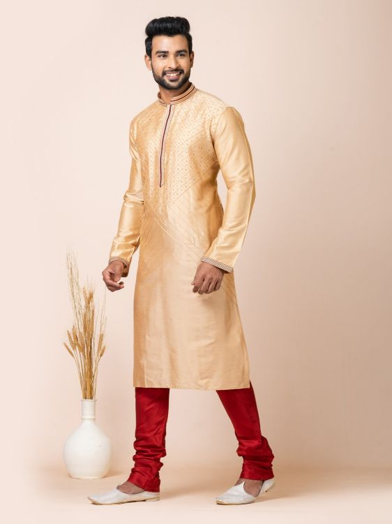 Picture of Alluring Ps Viscose Chiku Kurta Pajama