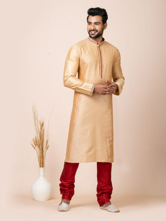 Picture of Alluring Ps Viscose Chiku Kurta Pajama
