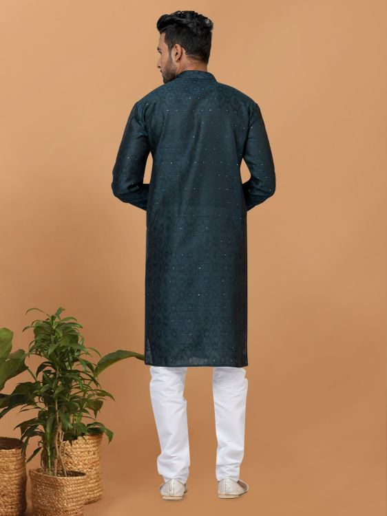 Picture of Superb Silk Kurta Pajama