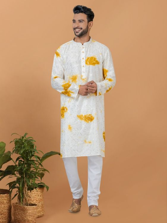 Picture of Premium Designer Printed Kurta Pajama