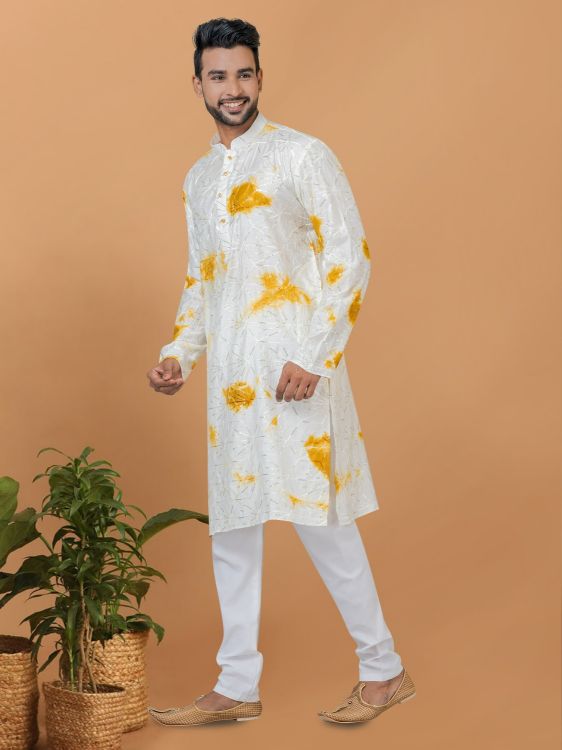 Picture of Premium Designer Printed Kurta Pajama