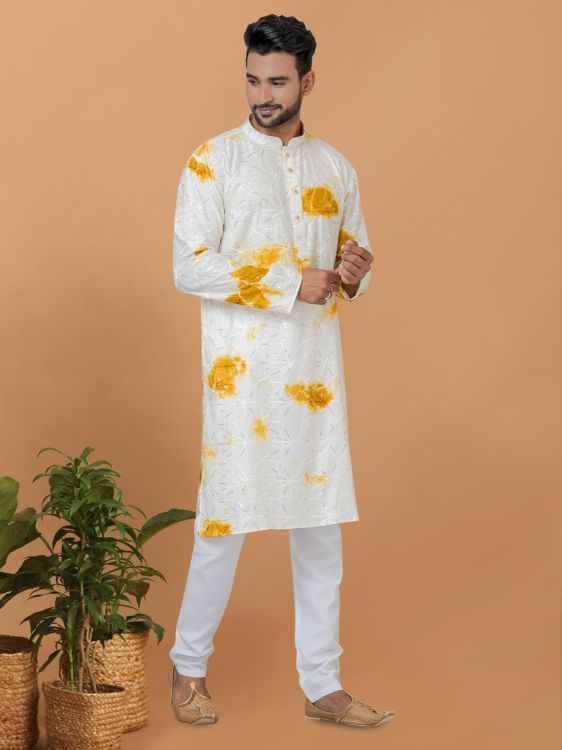 Picture of Premium Designer Printed Kurta Pajama