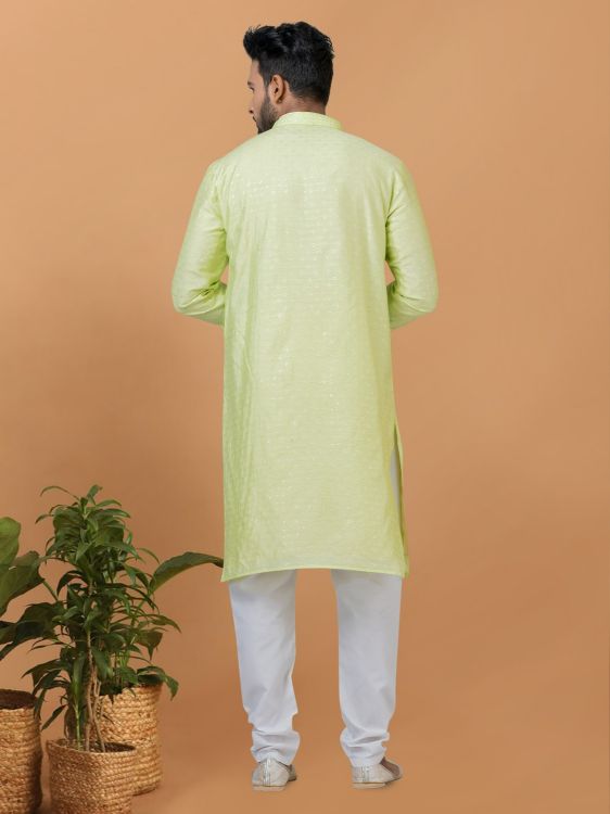 Picture of Fine Viscose Cotton Kurta Pajama