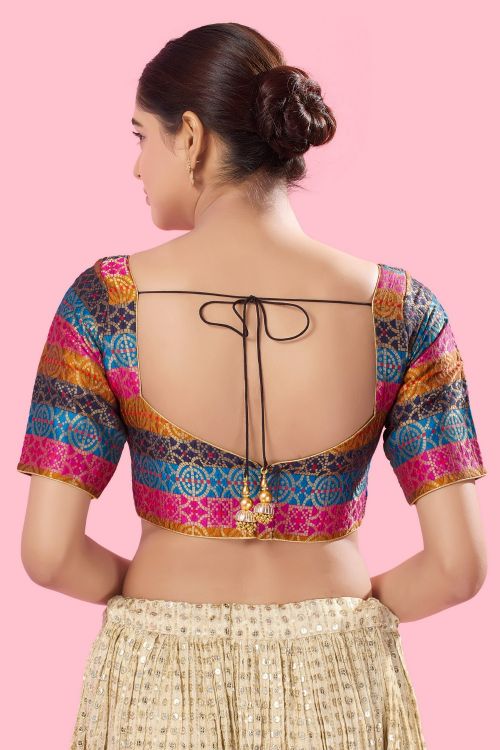 Picture of Sublime Brocade Multi Readymade Blouse