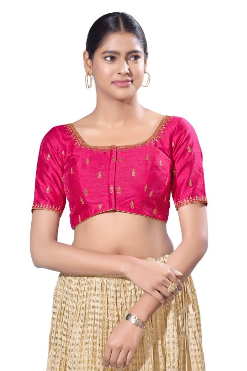 Picture of Sublime Mulbury Silk Pink Readymade Blouse