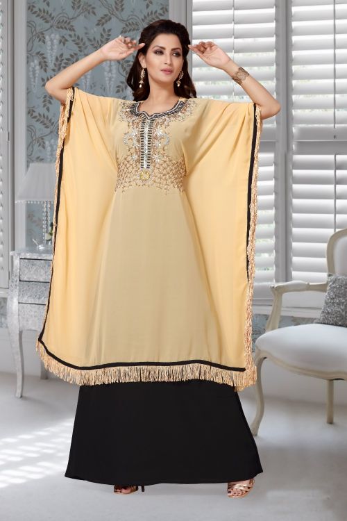Picture of Nice Georgette Beige Islamic Wear
