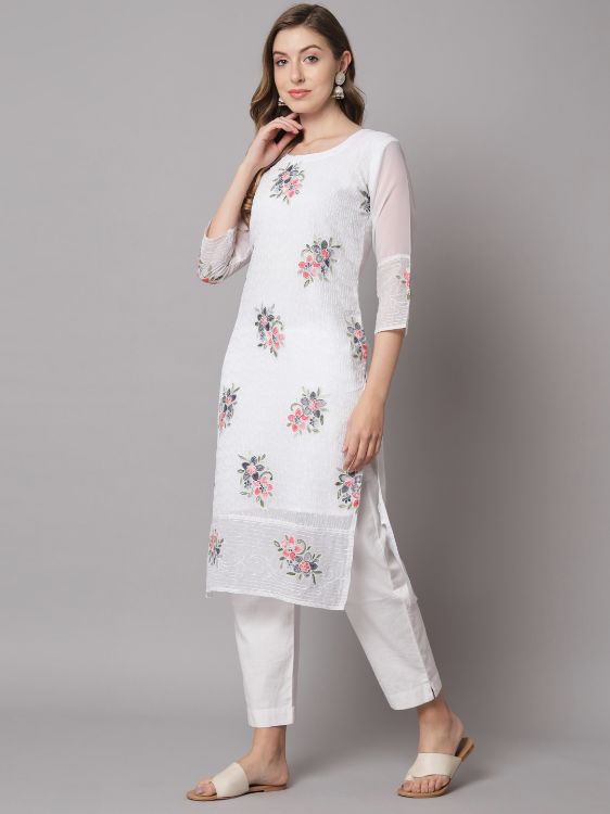 Picture of Trendy Classy Casual Wear Georgette Kurti