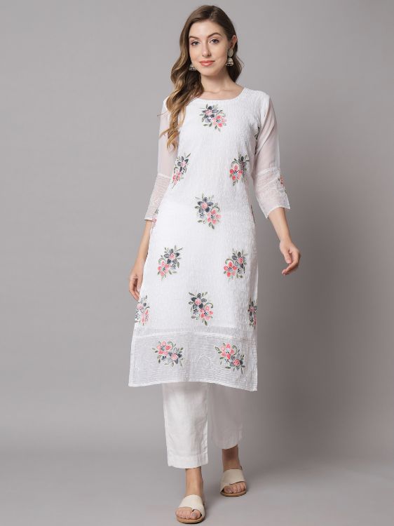 Picture of Trendy Classy Casual Wear Georgette Kurti