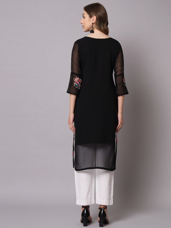 Picture of Ideal Georgette Black Kurti