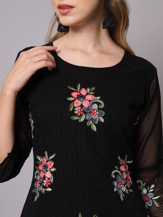 Picture of Ideal Georgette Black Kurti