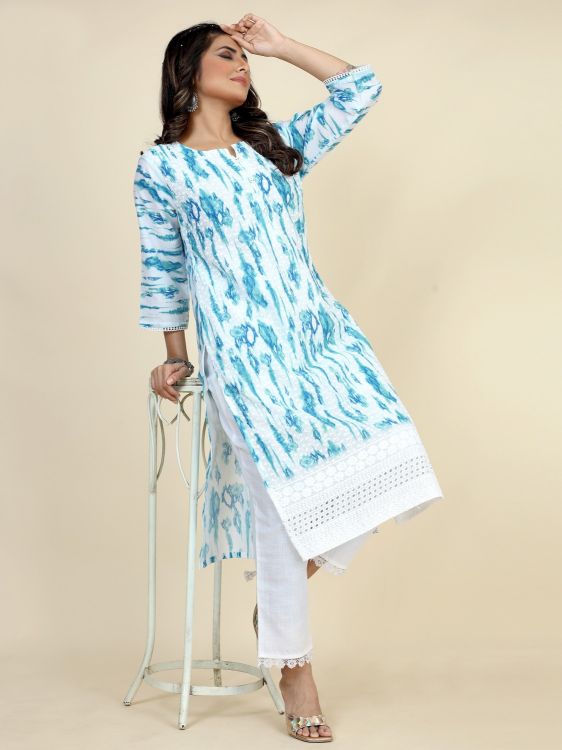 Picture of Bewitching Georgette Multi Readymade Kurti