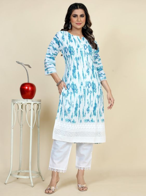 Picture of Bewitching Georgette Multi Readymade Kurti