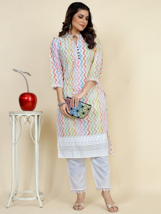 Picture of Sightly Georgette Multi Readymade Kurti