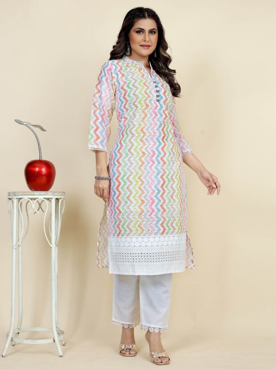 Picture of Sightly Georgette Multi Readymade Kurti