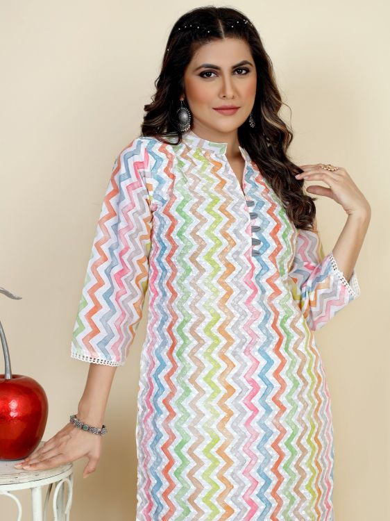 Picture of Sightly Georgette Multi Readymade Kurti