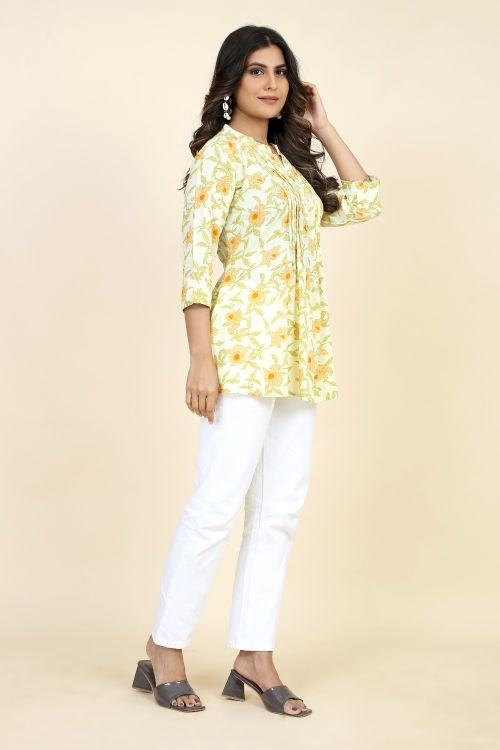 Picture of Exquisite Rayon Multi Readymade Short Kurti