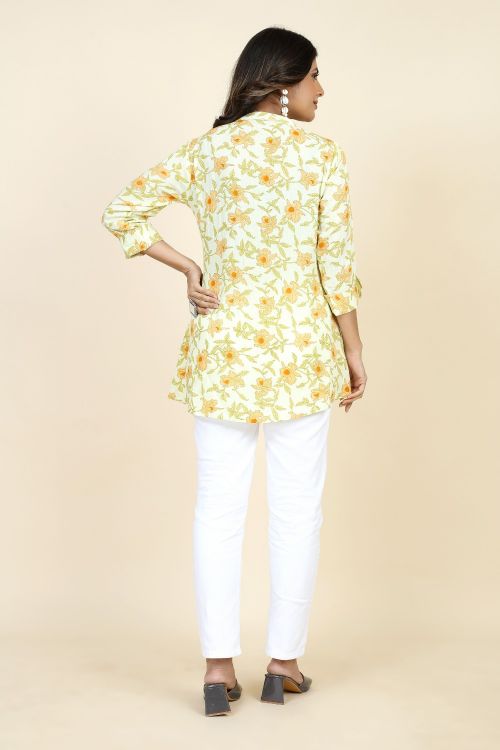 Picture of Exquisite Rayon Multi Readymade Short Kurti