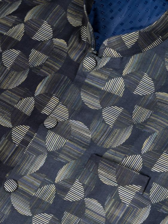 Picture of Classy Cotton Multi Kurta Pajama With Jacket