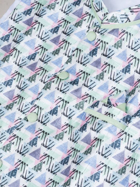 Picture of Graceful Silk Multi Kurta Pajama With Jacket