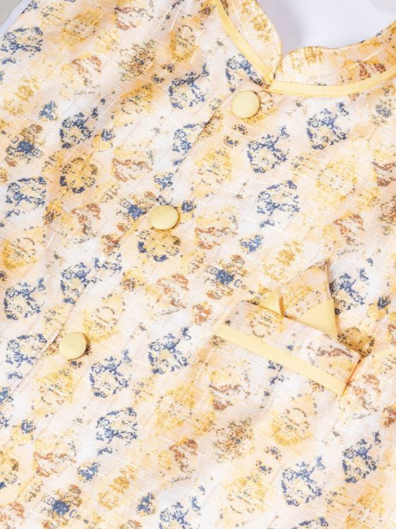 Picture of Gorgeous Silk Multi Kurta Pajama With Jacket