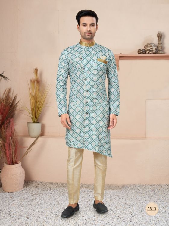 Picture of Bewitching Cotton Printed Multi Readymade Indo Western