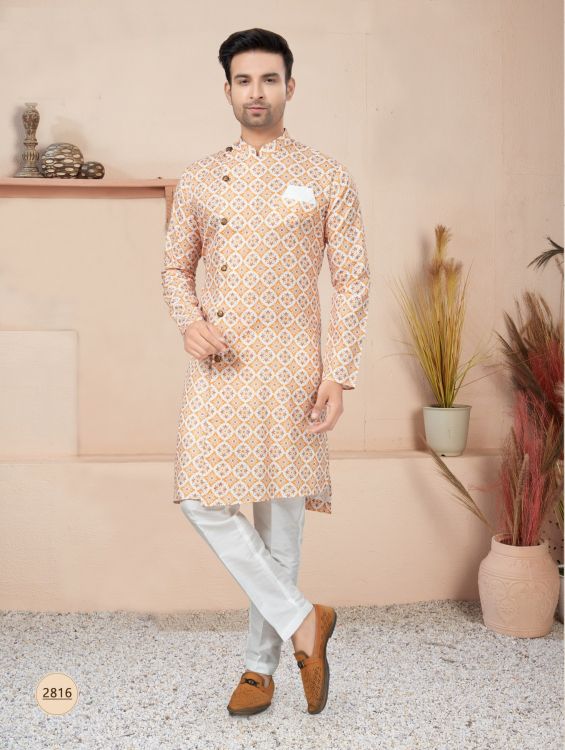 Picture of Pretty Cotton Printed Multi Readymade Indo Western