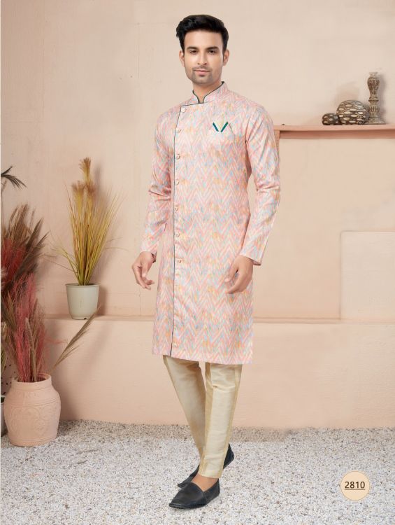 Picture of Sublime Cotton Printed Multi Readymade Indo Western