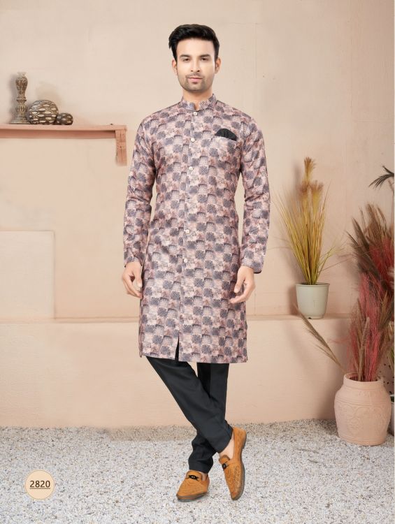 Picture of Fine Cotton Printed Multi Readymade Indo Western
