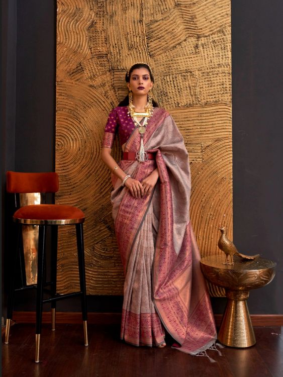Picture of Grand Weaving Silk Multi Saree