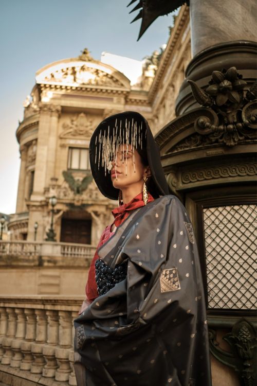 Picture of Beautiful Soft Silk Grey Saree