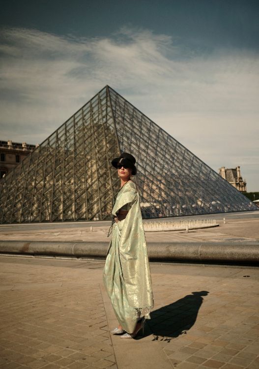 Picture of Wonderful Handloom Weaving Silk Light Green Saree