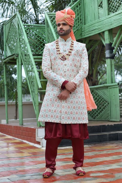 Picture of Designer Wedding Wear Men's Designer Sherwani
