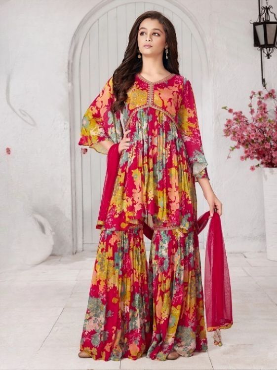 Picture of Wonderful Muslin Multi Readymad Suits