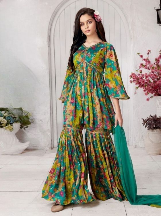 Picture of Splendid Muslin Multi Readymade Suits