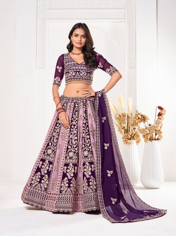 Picture of Wonderful Georgette Multi Lehenga Choli