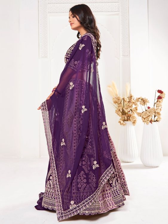 Picture of Wonderful Georgette Multi Lehenga Choli