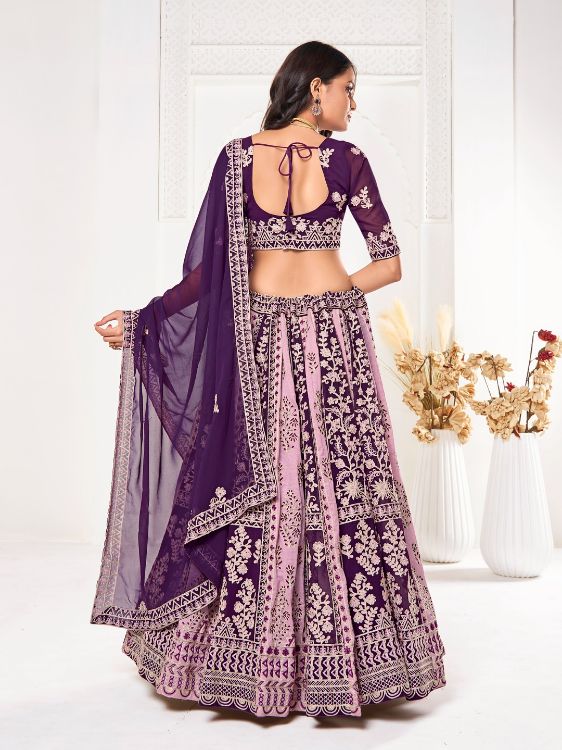Picture of Wonderful Georgette Multi Lehenga Choli